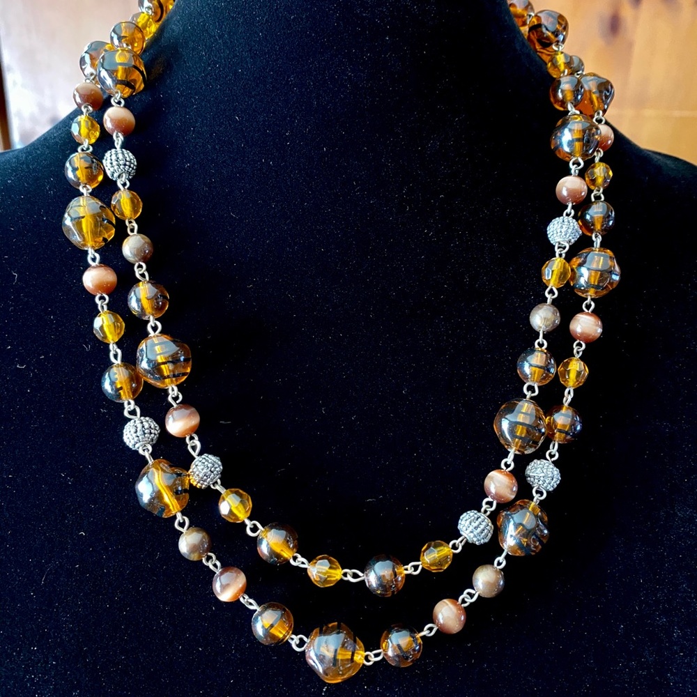 Vintage Double Stranded Necklace
